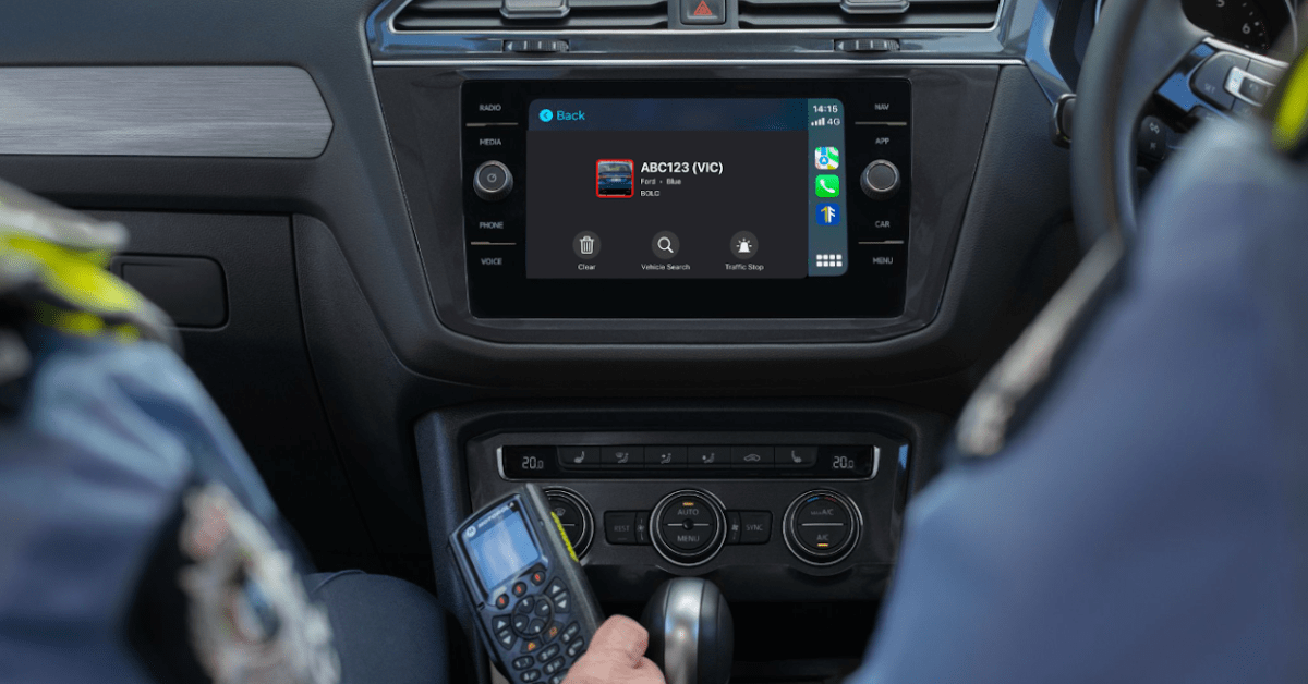 Autós rendőrség Ausztráliában: CarPlay innovatív használata