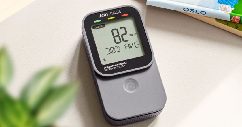 Teszt: iPhone-kompatibilis Corentium Home 2 Radon Monitor