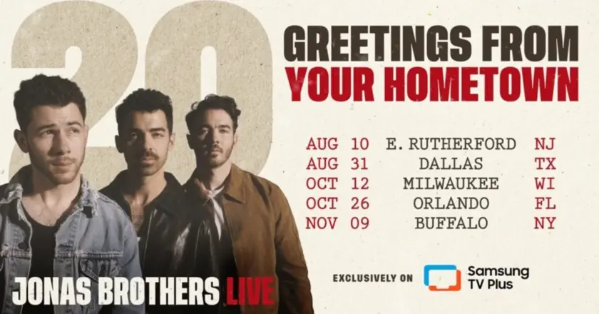 Jonas Brothers észak-amerikai turné: Élő közvetítés Samsung TV-n!
