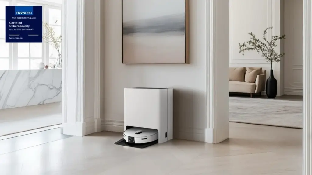 Samsung bespoke ai jet bot steam tuv nord security certification.webp
