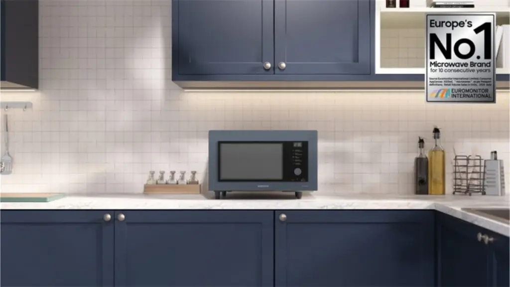 Samsung bespoke ai microwave oven biggest brand europe 10 years 2024.webp