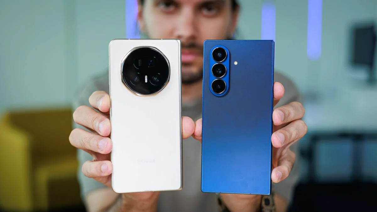 The galaxy z fold 7 made sacrifices to be this slick. honor and oppo show it was not necessary.webp