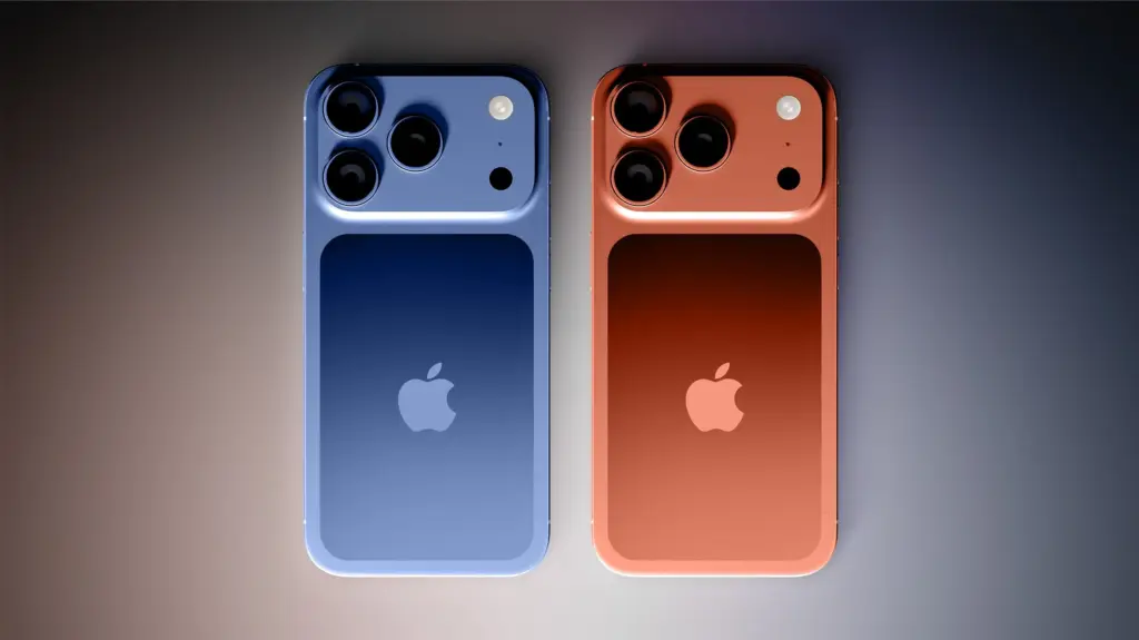 Iphone 17 pro dark blue and orange.webp