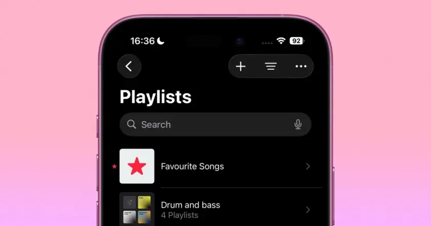 iOS 26: Playlistok kezelése mappák segítségével az Apple Musicban