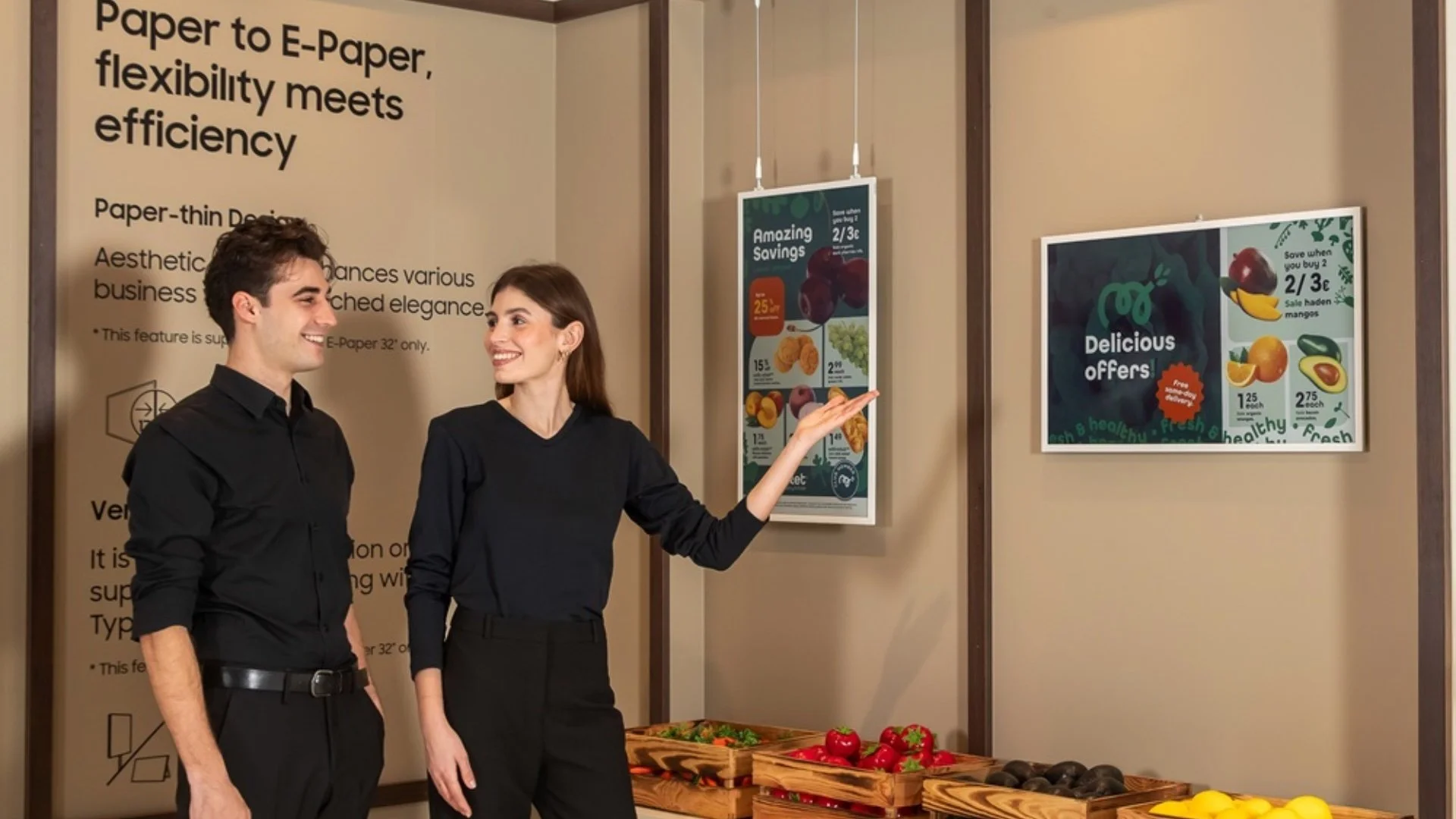 Samsung color e paper display store ise 2025.webp