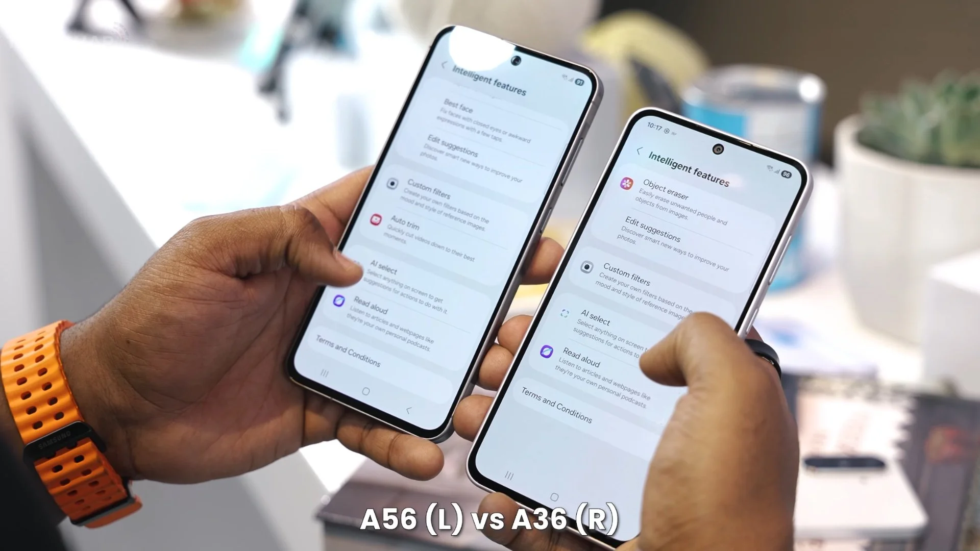 Samsung galaxy a36 a56 galaxy ai intelligence features.webp
