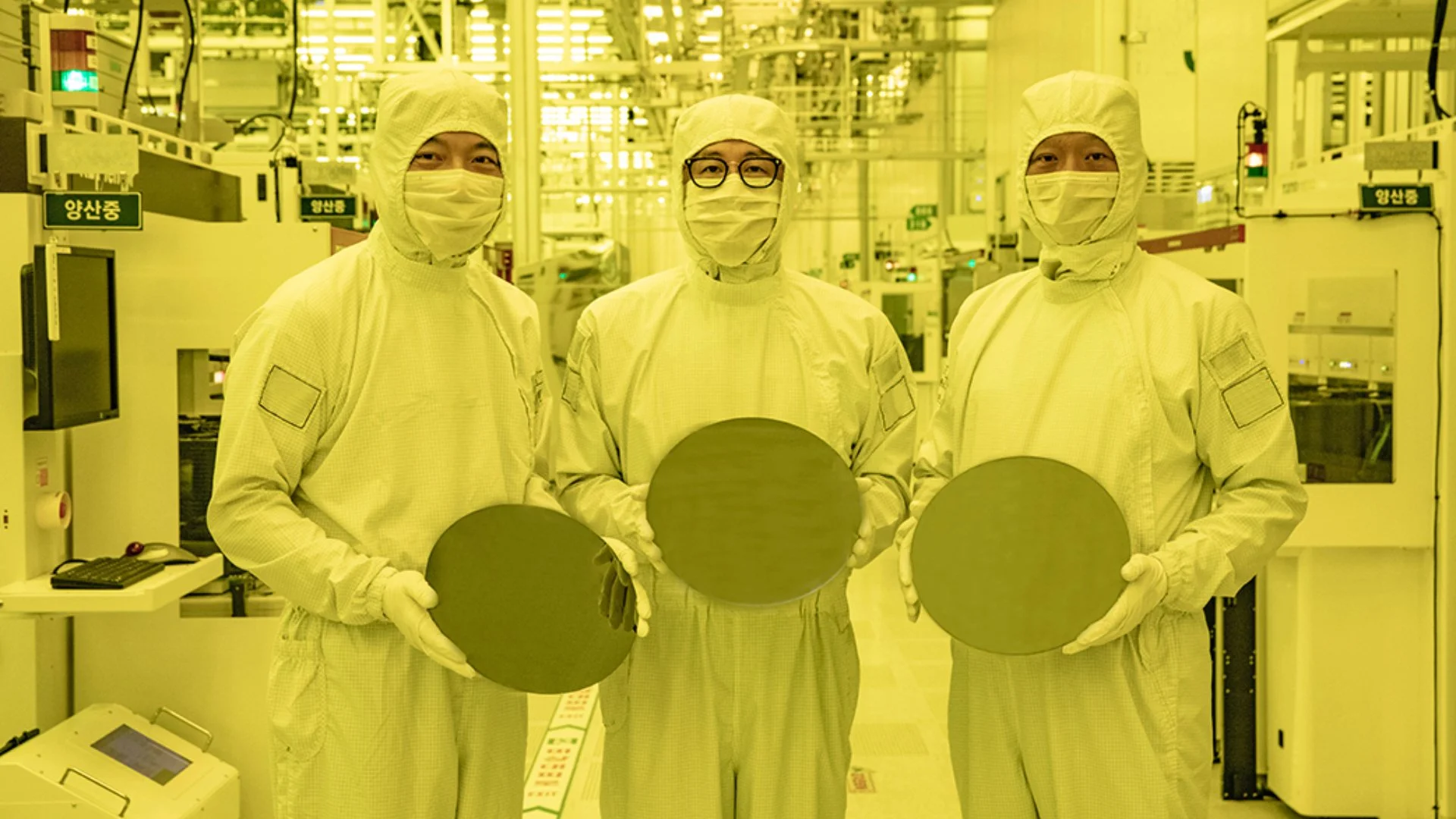 Samsung foundry 3nm semiconductor chip wafer.webp